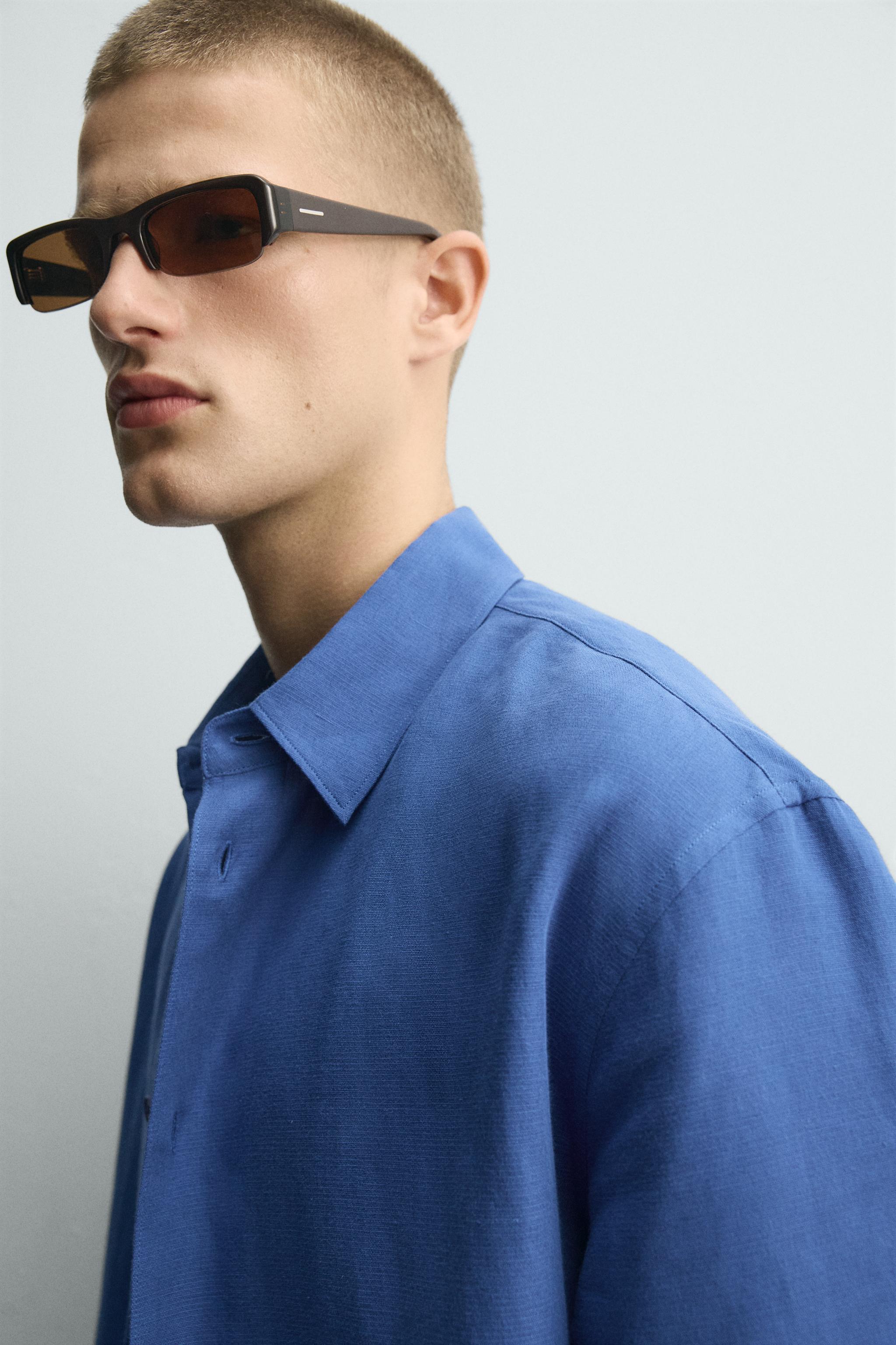 BOX-FIT TEXTURED SHIRT